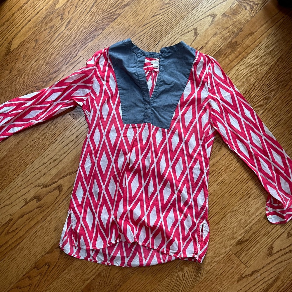 J crew cover up tunic